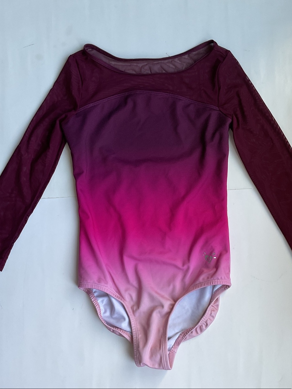 Justice Girls Ombre Long Sleeve Leotard